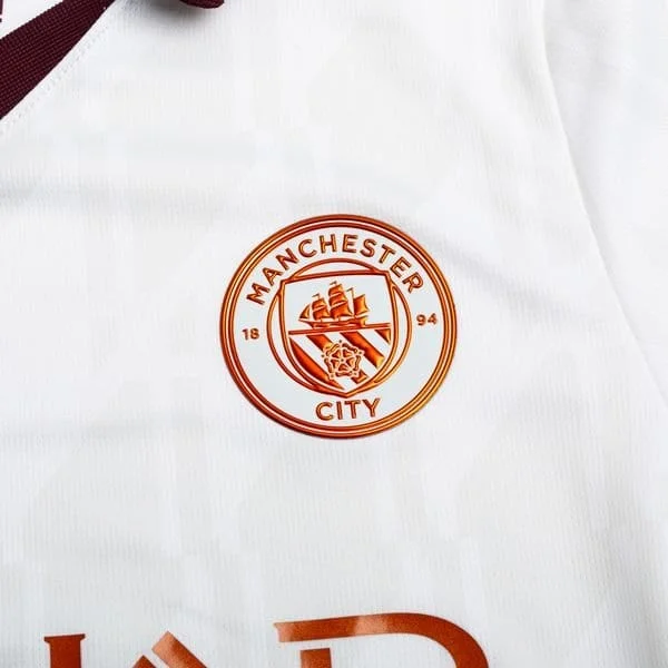 Manchester City White Jersey - Player Edition