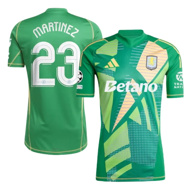 Aston Villa Martinez Jersey 24/25 – Goalkeeper Edition