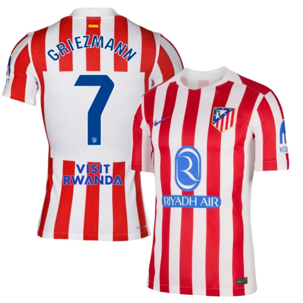 Atletico Madrid Griezmann Jersey 25/26 Home - Player Edition